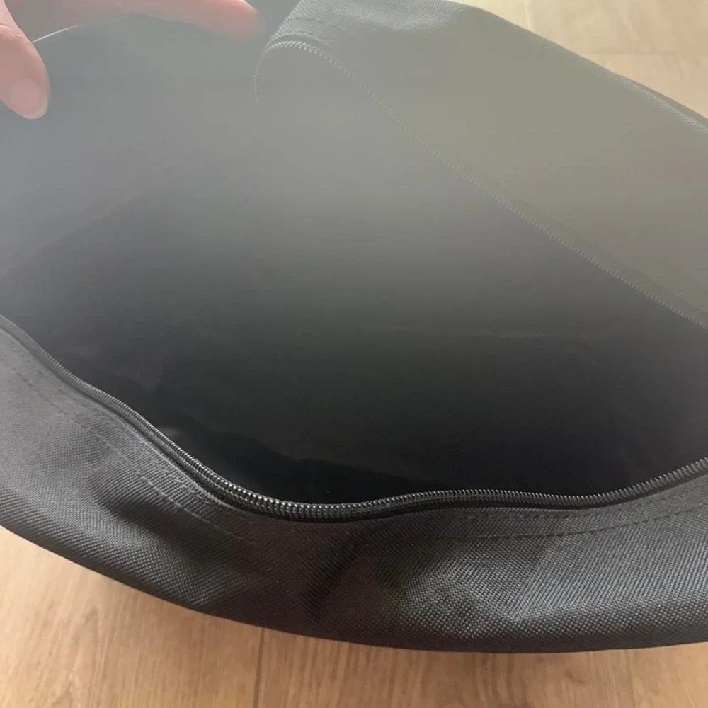Protocol Black Laptop Messenger Bag | Padded Shoulder Strap | Travel Briefcase